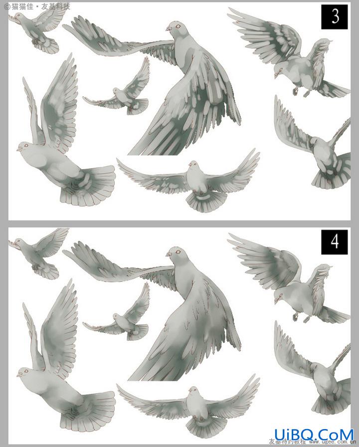 ps绘制长发飞舞MM玄幻插画上色教程