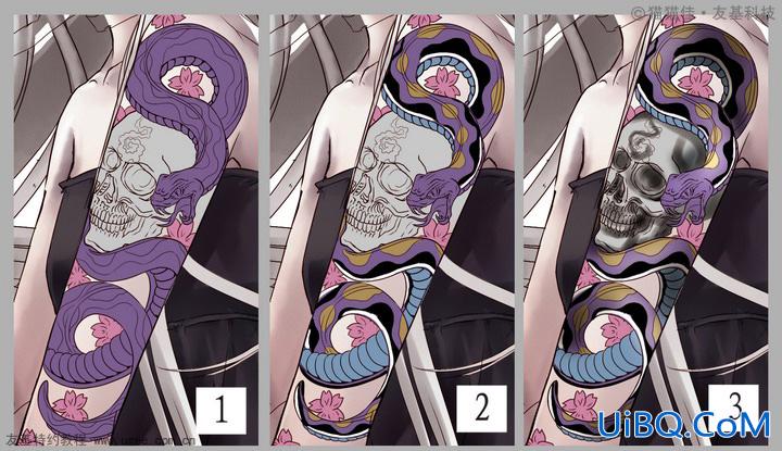 ps绘制长发飞舞MM玄幻插画上色教程