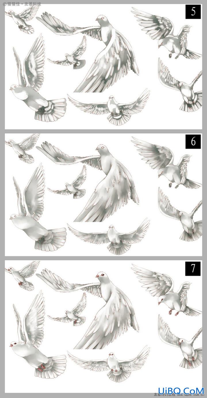 ps绘制长发飞舞MM玄幻插画上色教程
