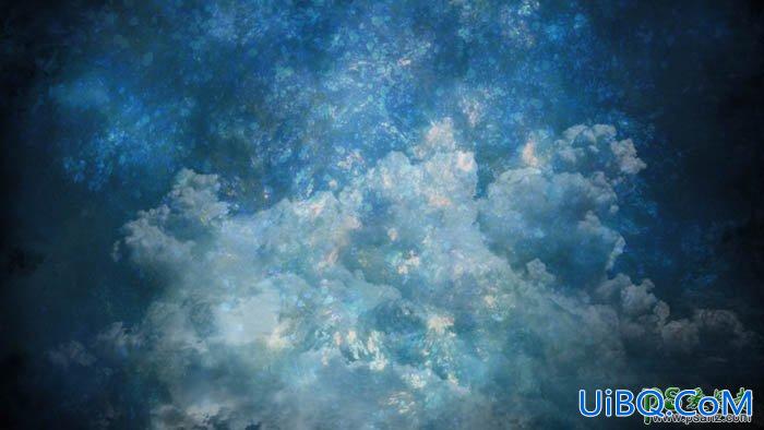 PS合成教程：创意合成星空上的美女舞动场景特效图片