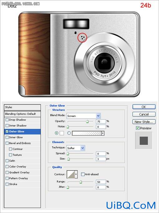 PS CS3鼠绘教程:数码相机