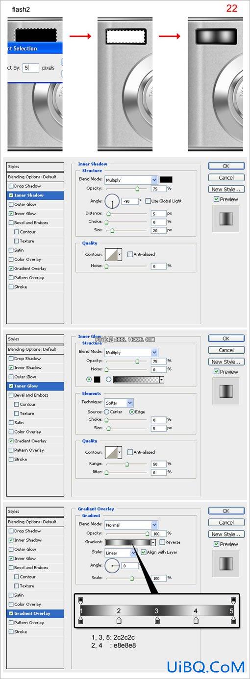 PS CS3鼠绘教程:数码相机