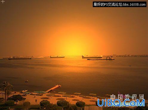 PS教程：夕阳效果教程