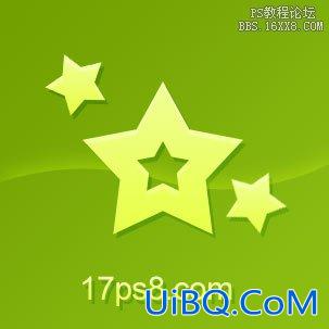 用ps制作一个很酷的星星Logo