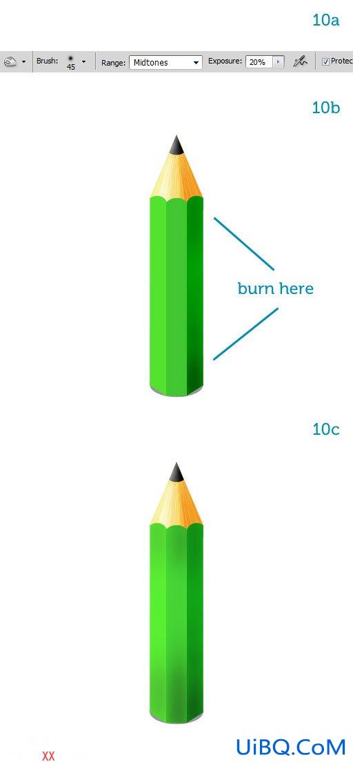 PS绘制超真实的铅笔教程