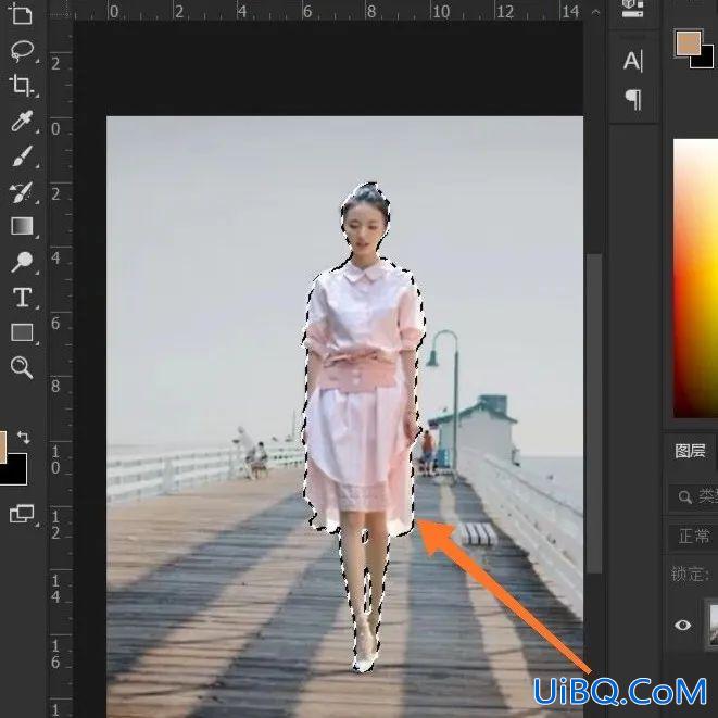 加影子，在Photoshop中给人物添加影子