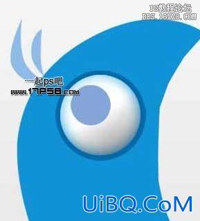 用ps绘制twitter小鸟logo