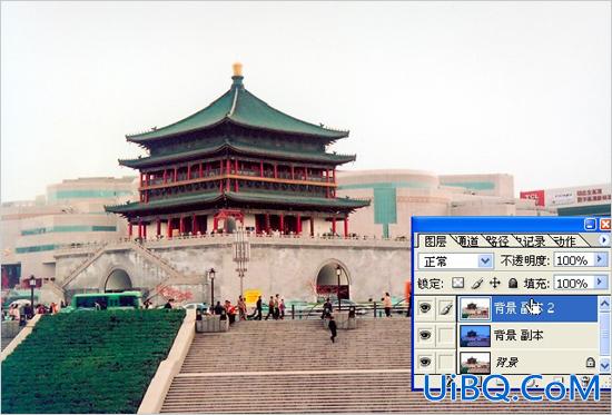 ps两种方法给灰暗外景照片换天空教程