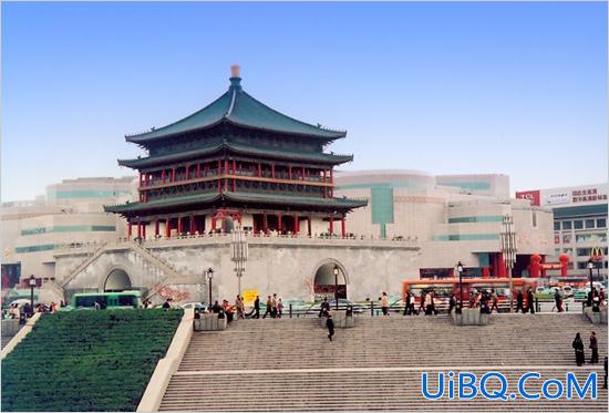 ps两种方法给灰暗外景照片换天空教程