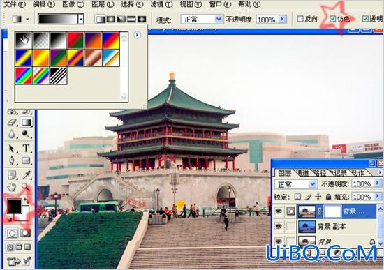 ps两种方法给灰暗外景照片换天空教程