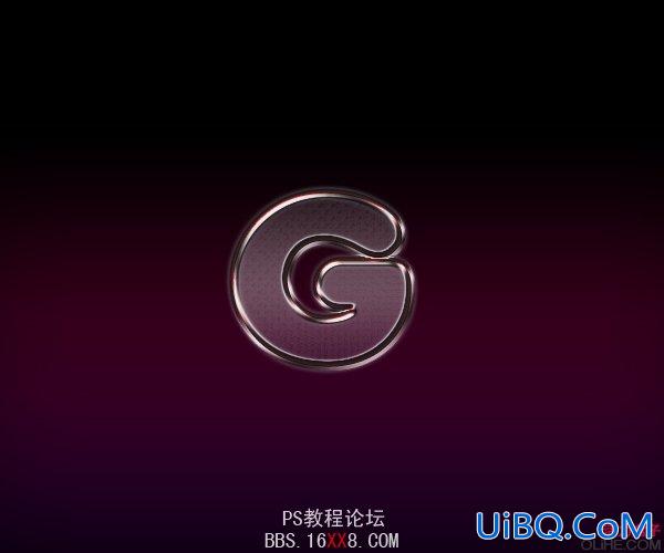PS设计一个很棒的玻璃文字效果