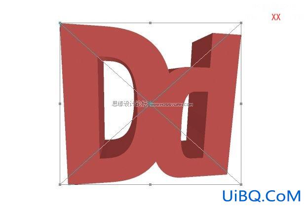 PS设计特殊光线效果的3D文字特效