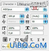 PS文字特效教程:Glamourous文字