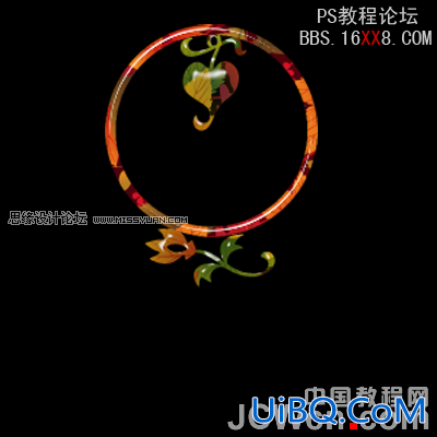 PS教程:绘制漂亮碧绿色玉环