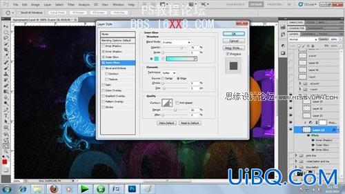 PS制造绚丽多彩的3D文字效果