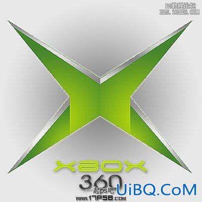 用ps制作Xbox360 Logo