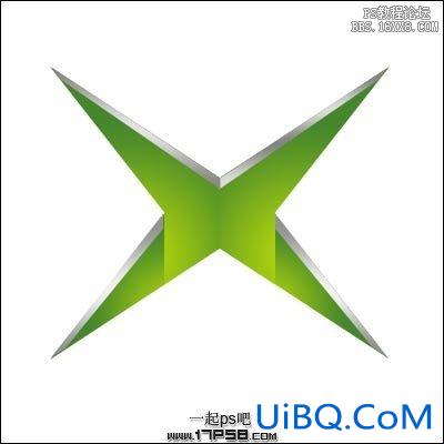 用ps制作Xbox360 Logo