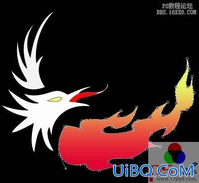 用ps绘制火凤凰Logo