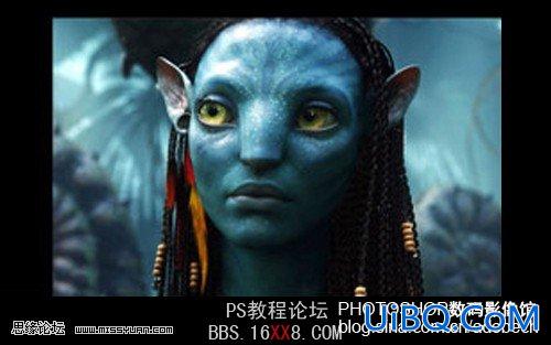 PS打造阿凡达电影海报教程