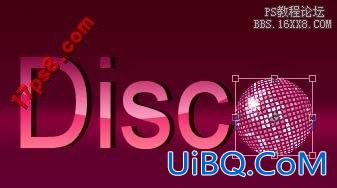 用ps制作DISco风格logo