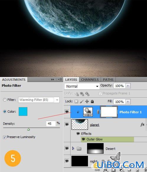 ps照片合成：宇宙孤客