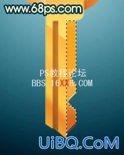 PS设计制作一把金色钥匙教程