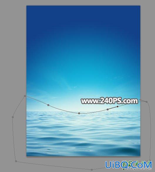 PS合成大气风格的矿泉水海报，合成矿泉水瓶中的微景观。