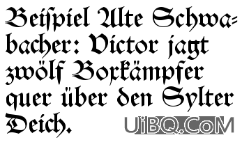 哥特字体知识讲解,德国哥特体是什么？哥特字体学习。
