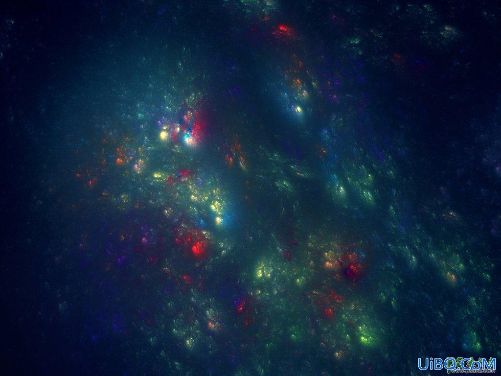 PS合成科幻效果的美女头像，绚丽科幻的星空美女头像。