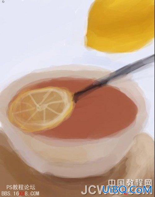 PS鼠绘进阶教程:绘制柠檬茶