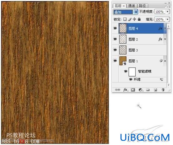 PS教程:打造逼真木纹质感效果
