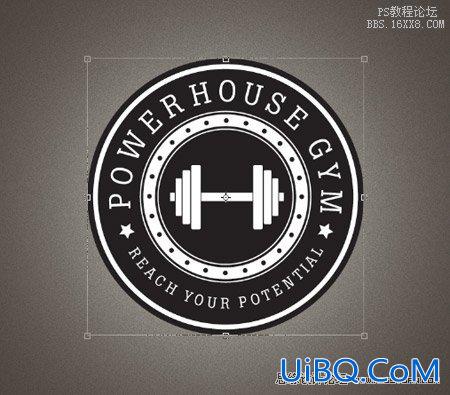 ps设计复古风格的LOGO教程