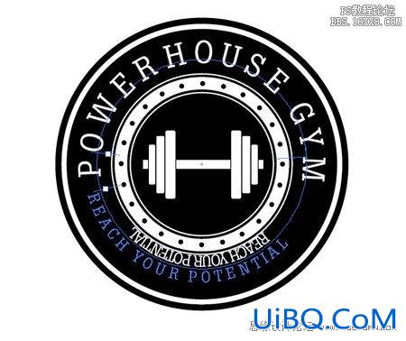 ps设计复古风格的LOGO教程