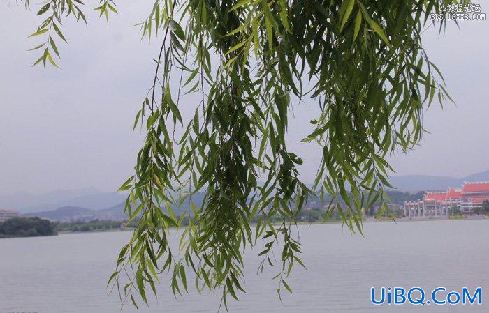 ps湖景婚片处理教程