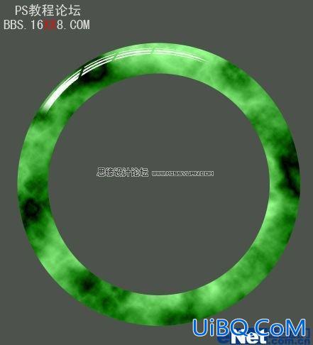 PS制作逼真的美玉手镯教程