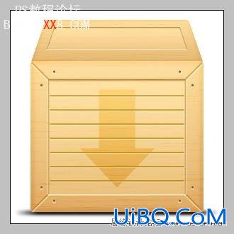 PS教程:设计一个漂亮的3D木箱