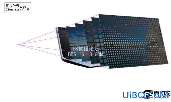 PS CS2教程:设计一款的笔记本广告教程
