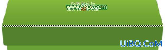 PS制作一个漂亮的绿色礼品盒
