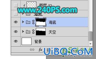 PS创意合成一艘海盗船与水下巨型章鱼激战的场景图片