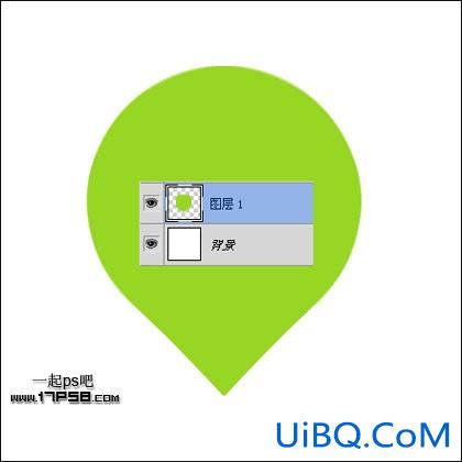 用ps制作绿色网站博客Logo