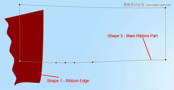 ps创建丝带样式教程