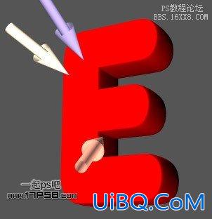 用xara3D和ps制作3D立体字