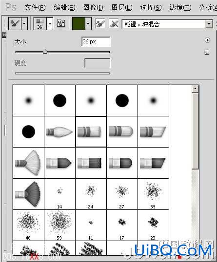 PS CS5混合器画笔工具轻松做油画效果