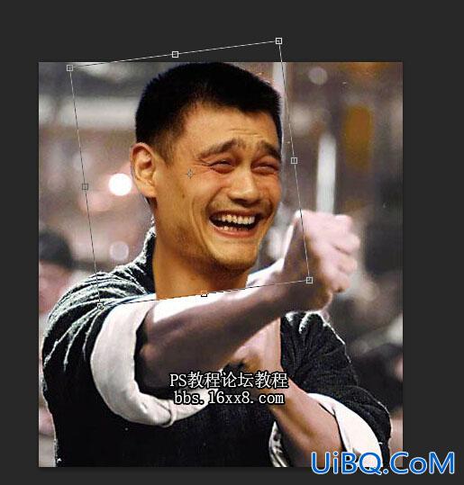 用ps给明星甄子丹合成换上姚明的脸