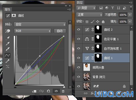 用ps给明星甄子丹合成换上姚明的脸