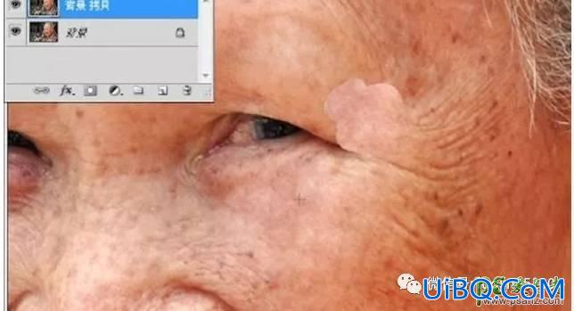 ps老年人皱纹修图：学习淡化老人皱纹的方法。