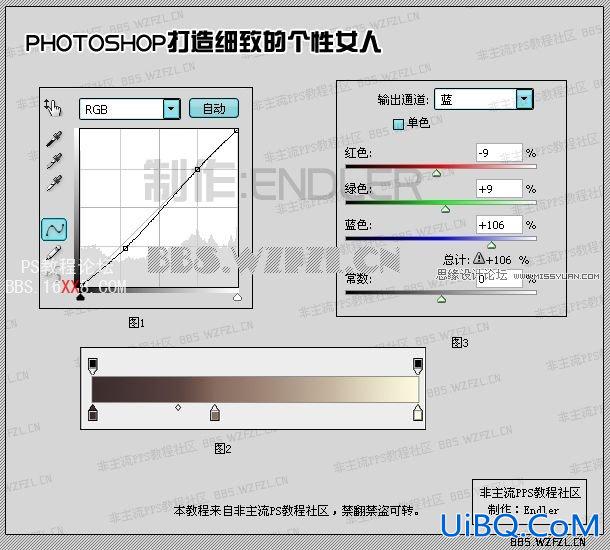 PS给人物调出细致妆容效果