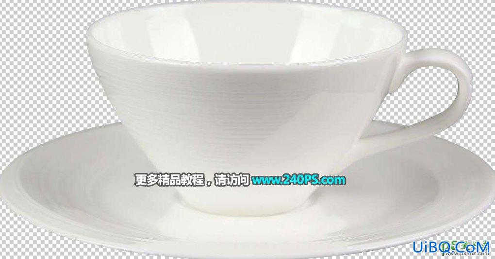 PS图片合成：创意合成茶水杯中的蓝色海洋和绿色小岛场景