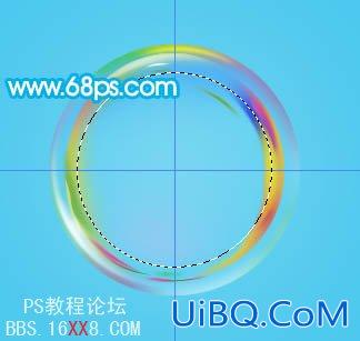 PS制作五颜六色的可爱气泡