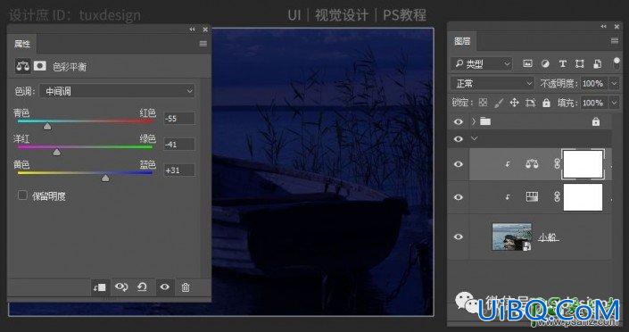 PS合成戏剧化风格的骷髅人像，骷髅人渡船的场景。